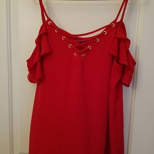 Express Cold Shoulder Top